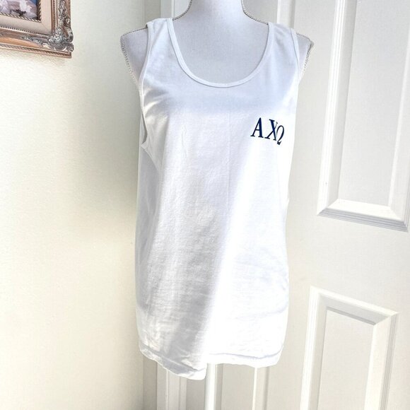 AXO Alpha Chi Omega Sorority Carnation Ball Tank Size Medium Greek Life. B40 - Picture 2 of 7